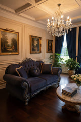Classique Grey Silver Sofa Set