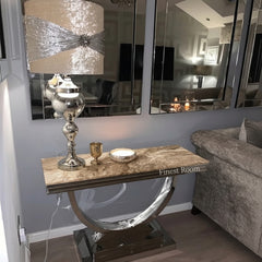 Ariana Chrome Console Tables Range