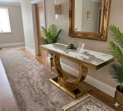 Arianna Gold Console Table Range