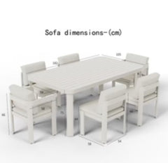 Sofia Outdoor Range - 6 Seater Dining Set