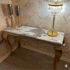 Louis Gold Console Tables Range
