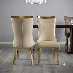Kata Gold Arial With Cream Gold Miami Chairs