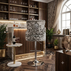 Luxury Crushed Velvet Majestic Bar/Breakfast Stools