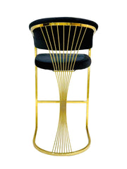 Prado Black Gold Barstools