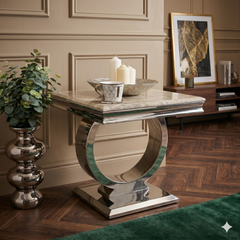 Ariana Chrome Side Tables Range