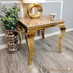 Louis Gold Side Tables Range