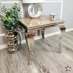 Louis Chrome Side Tables Range