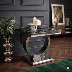 Ariana Chrome Side Tables Range