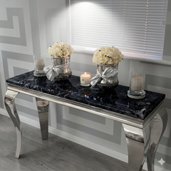 Louis Chrome Console Table Range