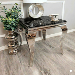 Louis Chrome Side Tables Range
