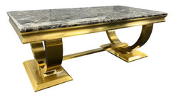 Ariana Gold Dining Table Range