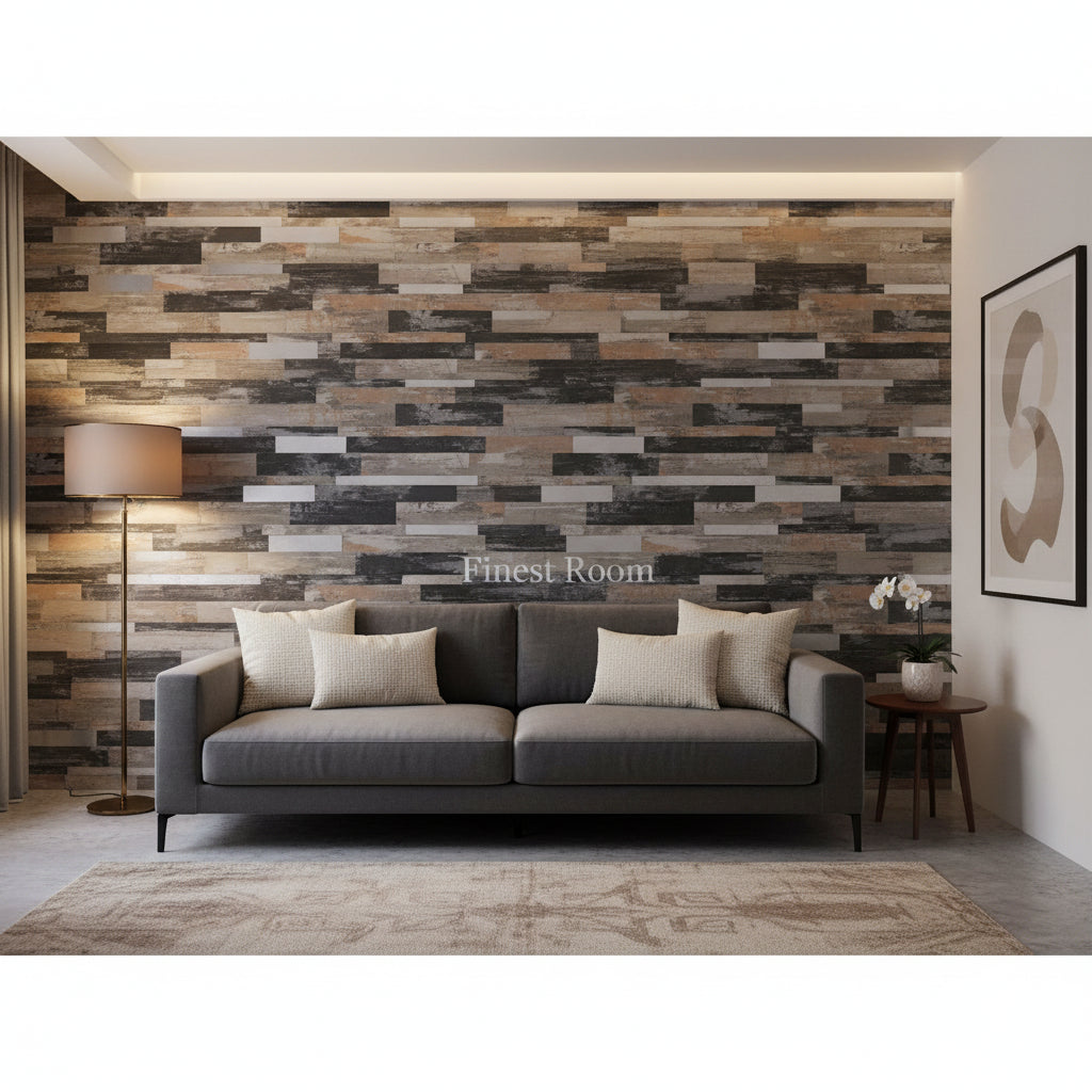 Self Adhesive 3D Mosaic Wall Tiles - Slate