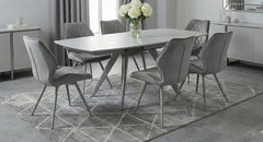 Cambridge Grey Sintered Stone Extendable Table