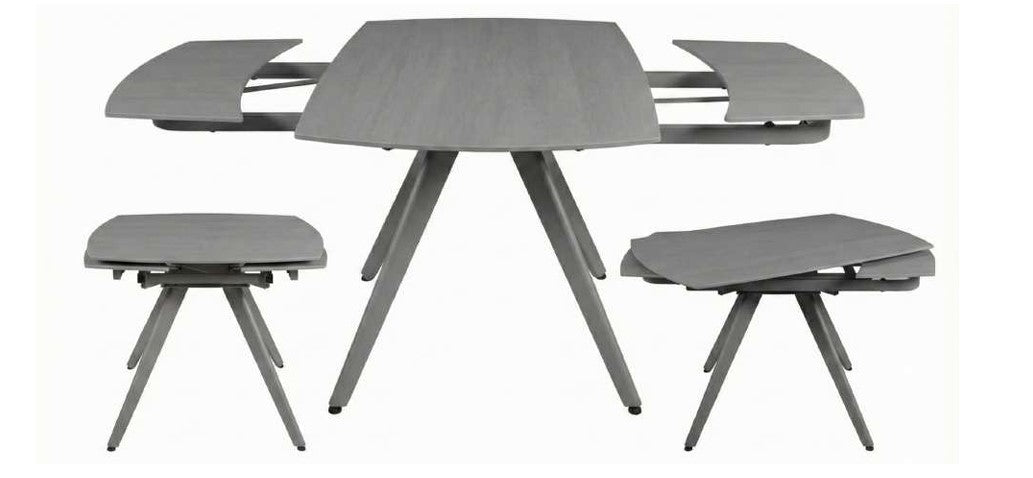 Cambridge Grey Sintered Stone Extendable Table