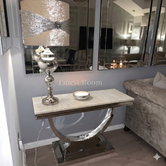 Ariana Chrome Console Tables Range