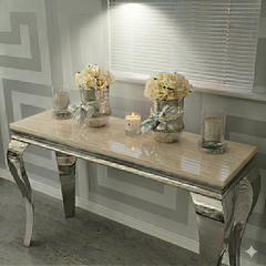 Louis Chrome Console Table Range