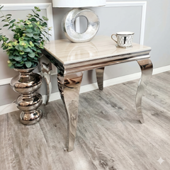 Louis Chrome Side Tables Range