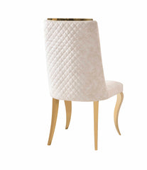 Roxby Cream Gold Dining Chair