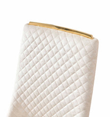 Roxby Cream Gold Dining Chair