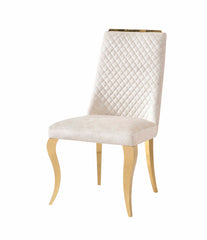 Roxby Cream Gold Dining Chair