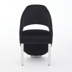 Santorini Black Silver Dining Chairs