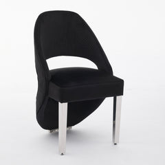 Santorini Black Silver Dining Chairs