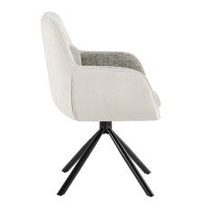 Florence 360 Beige Swivel Chair