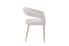 2 x Olympia Dining Chairs- Beige/Grey