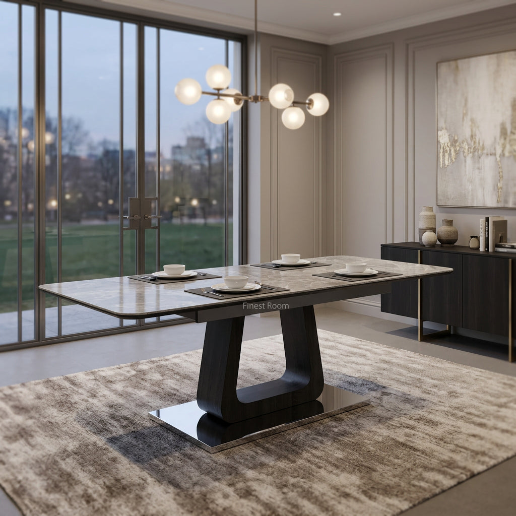 Grey Zermatt Extendable Dining Table