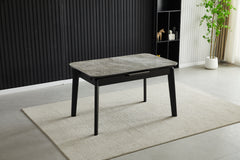 Arizona Extending Grey Ceramic Dining Table