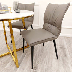 Flora Khaki Chair - Finestroom