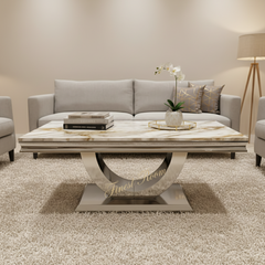 Arial Chrome Coffee Tables Range