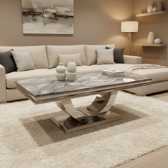 Arial Chrome Coffee Tables Range