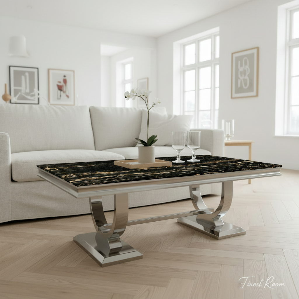 Ariana Chrome Coffee Tables Range