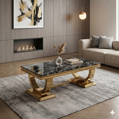 Ariana Gold Coffee Tables Range