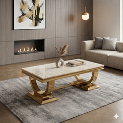 Ariana Gold Coffee Tables Range