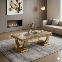 Ariana Gold Coffee Tables Range