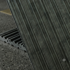 Wave Style PVC Wall Panels – Graphite Grey