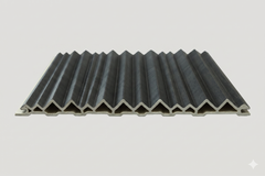 Premium - Wave Style PVC Wall Panels – Midnight Black