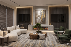 Premium - Wave Style PVC Wall Panels – Midnight Black