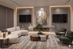 Wave Style PVC Wall Panels – Titanium Silver