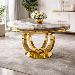 Chelsea Gold Round Dining Tables