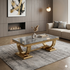 Ariana Gold Coffee Tables Range