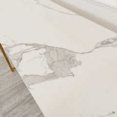 Geo Gold Console Table - Finestroom