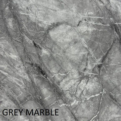 Grey Arial Dining Table With Dark Grey Velvet Nicole Chairs