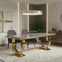 Ariana Gold Dining Table Range
