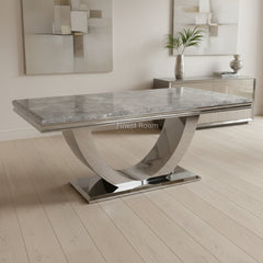 Arial Chrome Dining Table Range
