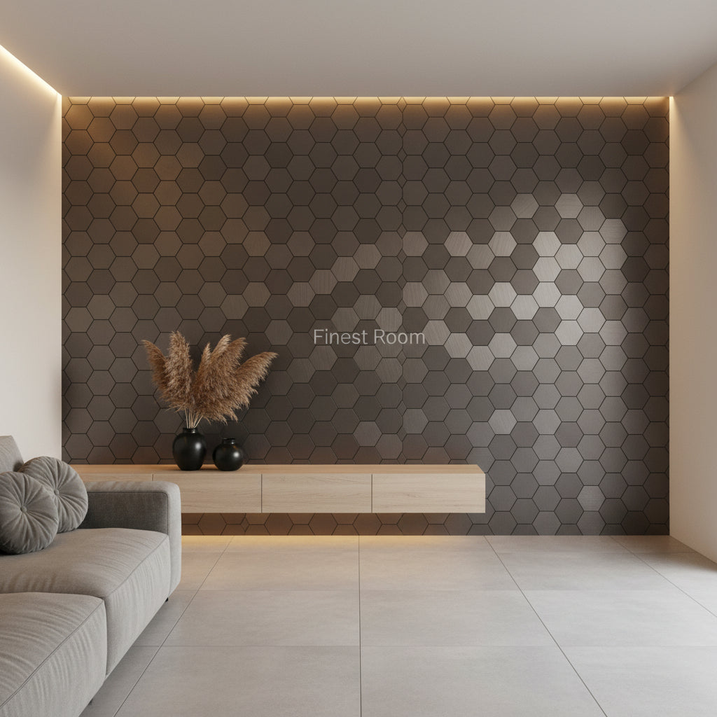 Self Adhesive 3D Mosaic Wall Tiles – Hexagon