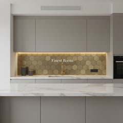 Self Adhesive 3D Mosaic Wall Tiles – Hexagon