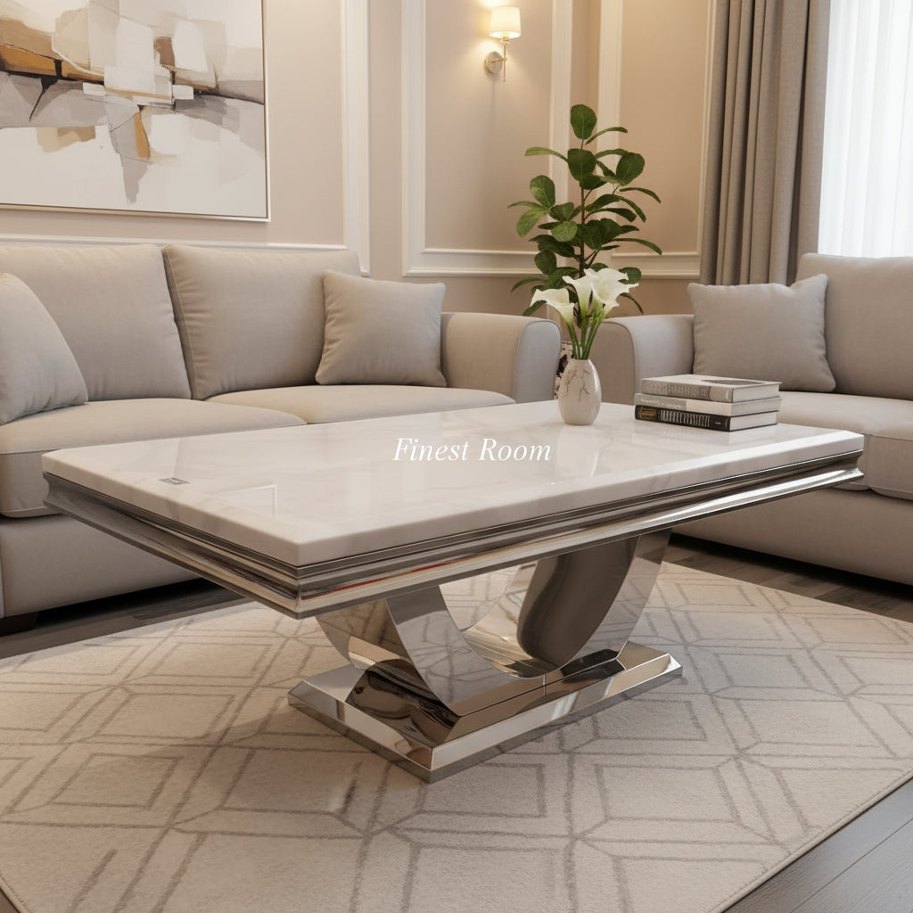 Arial Chrome Coffee Tables Range
